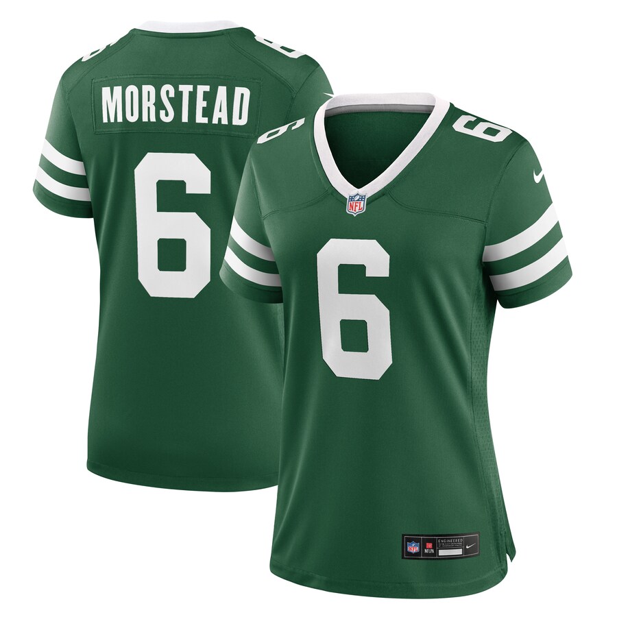 Women's New York Jets Thomas Morstead Nike Legacy Green Team Game Jersey - Ujersey Shop
