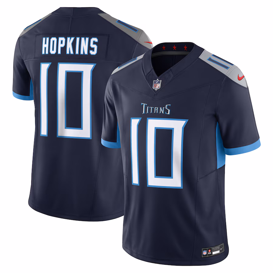 Men's Tennessee Titans DeAndre Hopkins Nike Navy Vapor F.U.S.E. Limited Jersey - Ujersey Shop