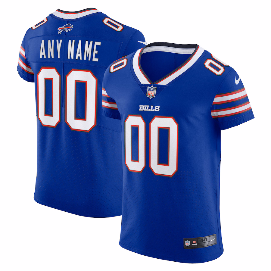 Men's Buffalo Bills Nike Royal Vapor Elite Custom Jersey - Ujersey Shop