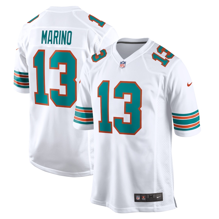 Men's Miami Dolphins Dan Marino Nike White Retired Player Jersey - Ujersey Shop