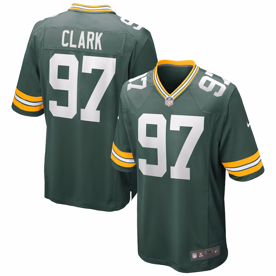 Men's Green Bay Packers Kenny Clark Nike Green Game Jersey - Ujersey Shop