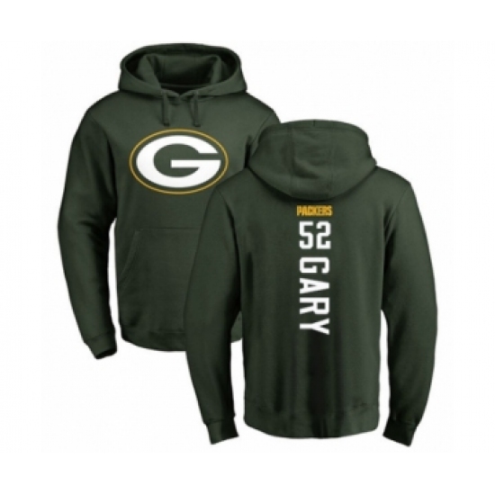 Football Green Bay Packers #52 Rashan Gary Green Backer Hoodie - Ujersey Shop
