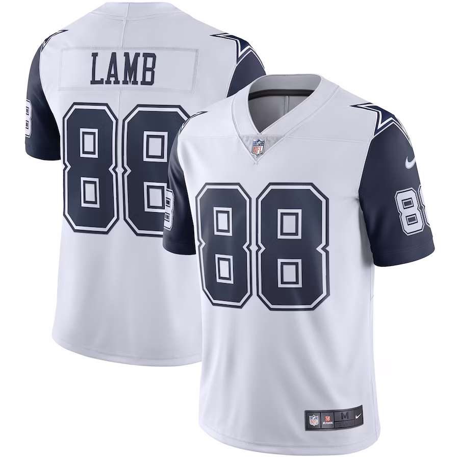 Men's Dallas Cowboys CeeDee Lamb Nike White 2nd Alternate Vapor Limited Jersey - Ujersey Shop