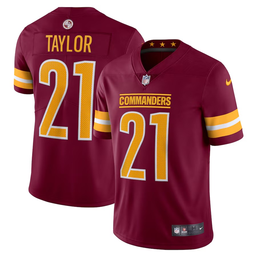 Men's Washington Commanders Sean Taylor Nike Burgundy 2022 Home Retired Player Limited Jersey - Ujersey Shop