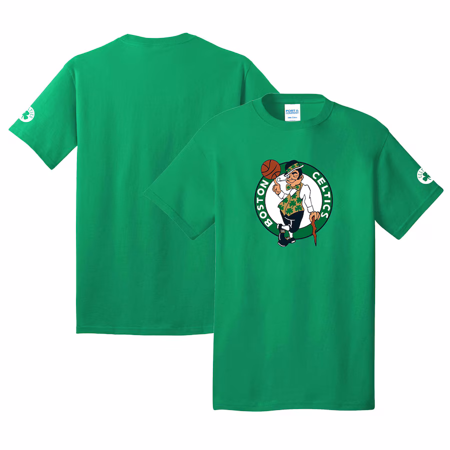 Unisex Boston Celtics FISLL Kelly Green Lucky T-Shirt - Ujersey Shop