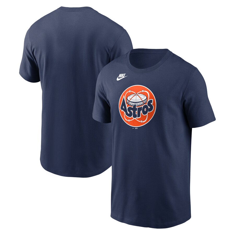 Men's Houston Astros Nike Navy Cooperstown Collection Team Logo T-Shirt - Ujersey Shop