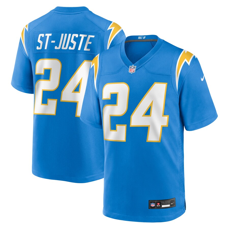 Men's Los Angeles Chargers Benjamin St-Juste Nike Powder Blue Team Game Jersey - Ujersey Shop