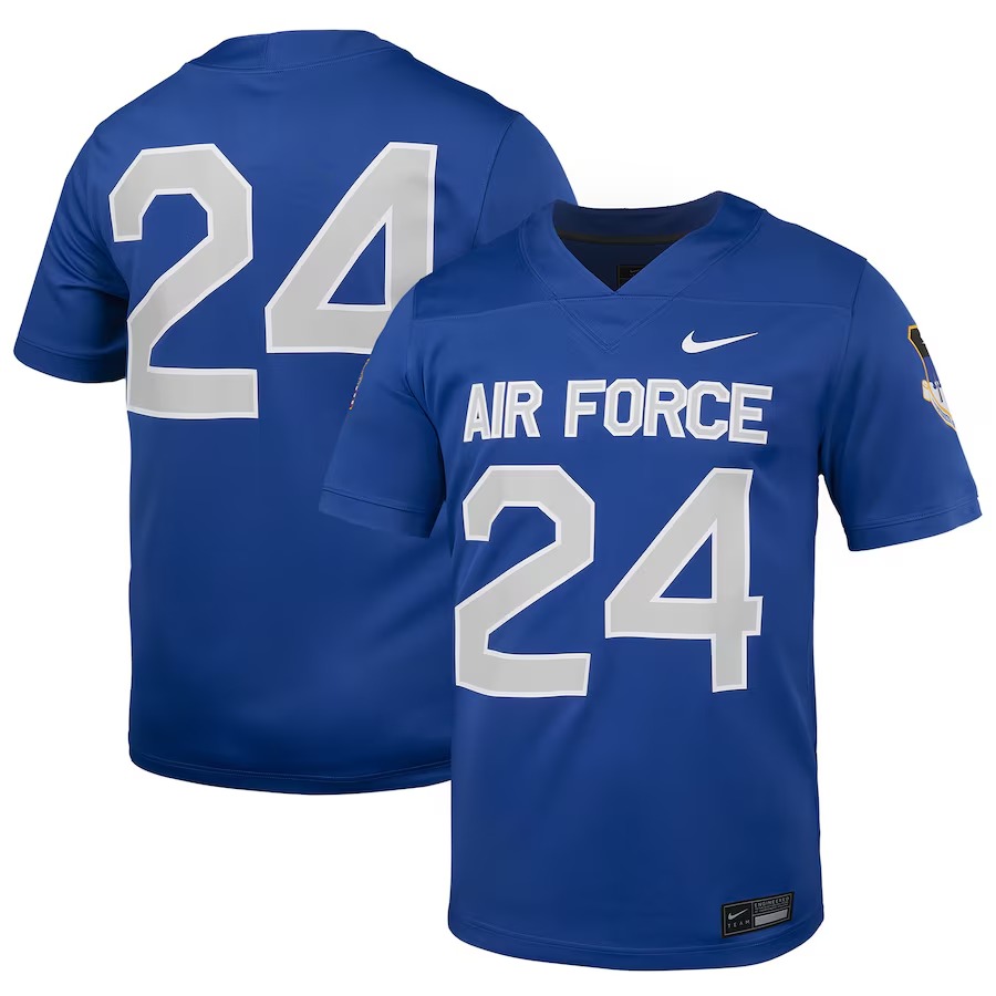 Men's Nike #24 Royal Air Force Falcons Untouchable Football Jersey - Ujersey Shop