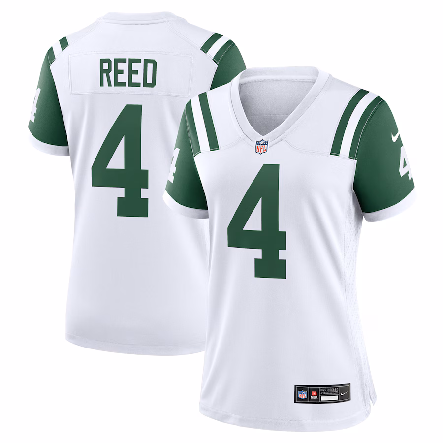 Women's New York Jets D.J. Reed Nike White Classic Alternate Player Game Jersey - Ujersey Shop