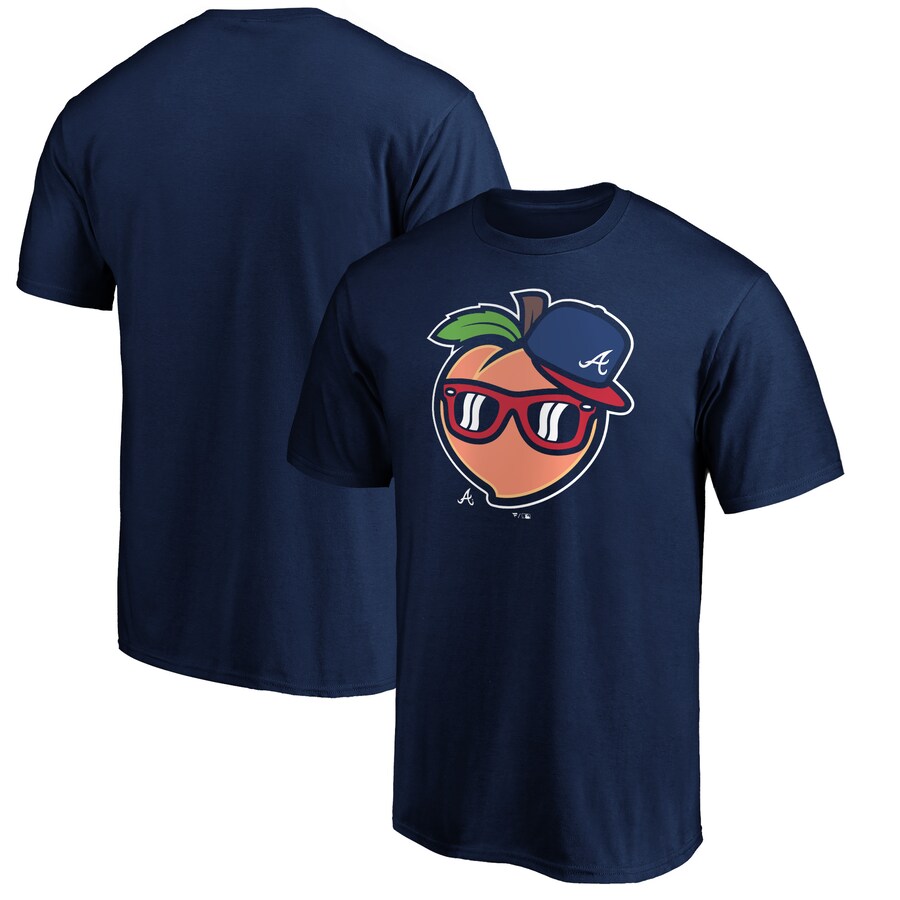 Men's Atlanta Braves Navy Team Adrenaline T-Shirt - Ujersey Shop