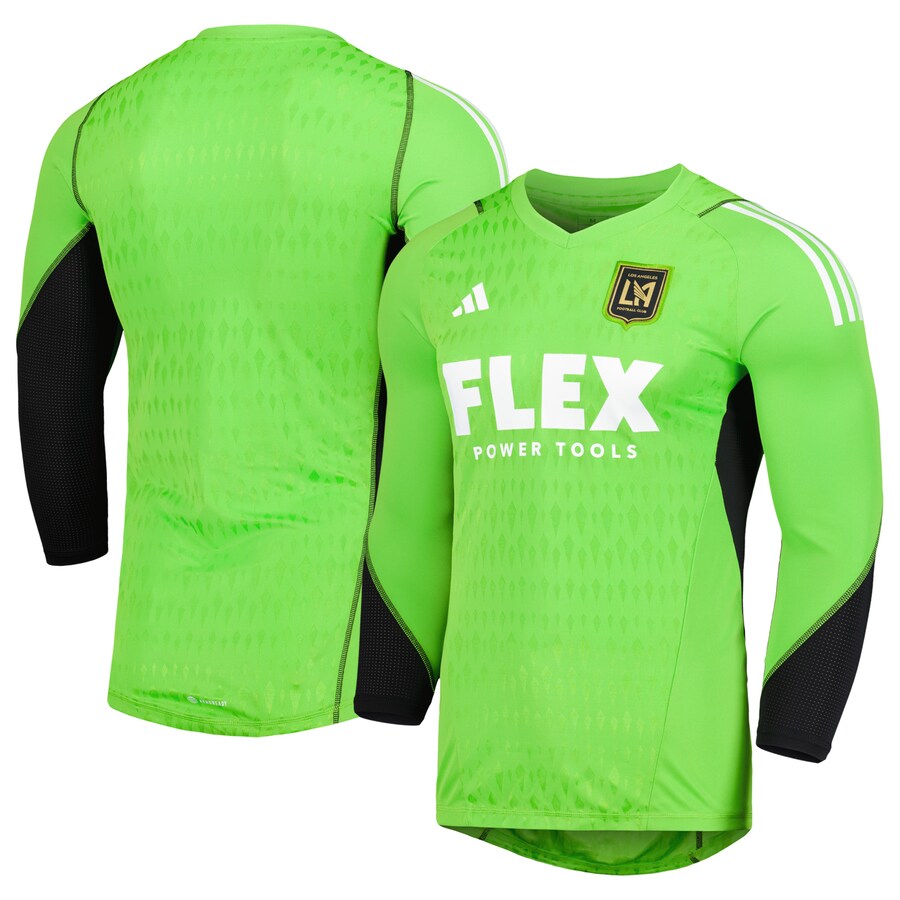 Men's LAFC adidas Green 2023 Goalkeeper Long Sleeve Replica Jersey - Ujersey Shop