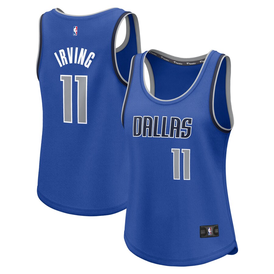 Women's Dallas Mavericks Kyrie Irving Fanatics Blue Fast Break Player Jersey - Icon Edition - Ujersey Shop