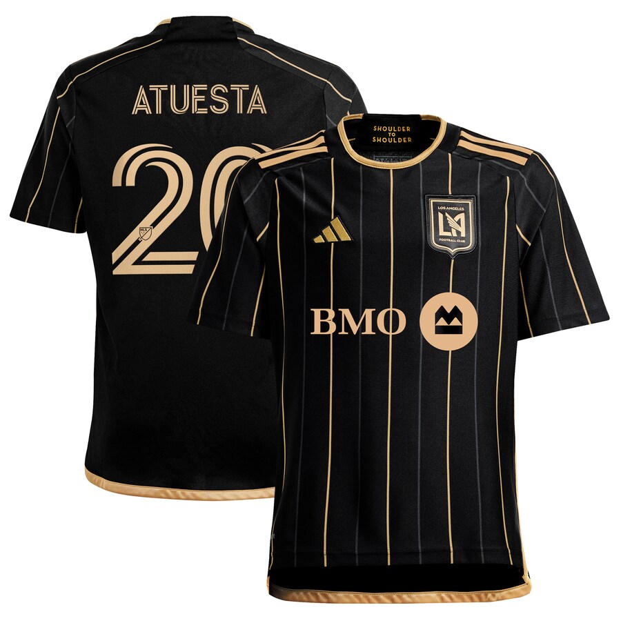 Youth LAFC Eduard Atuesta adidas Black 2024 Primary Replica Player Jersey - Ujersey Shop