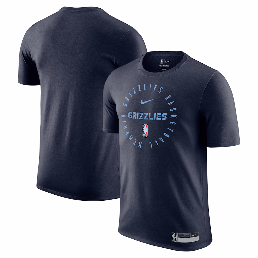 Men's Memphis Grizzlies Nike Navy 2024/25 Legend On-Court Practice Performance T-Shirt - Ujersey Shop