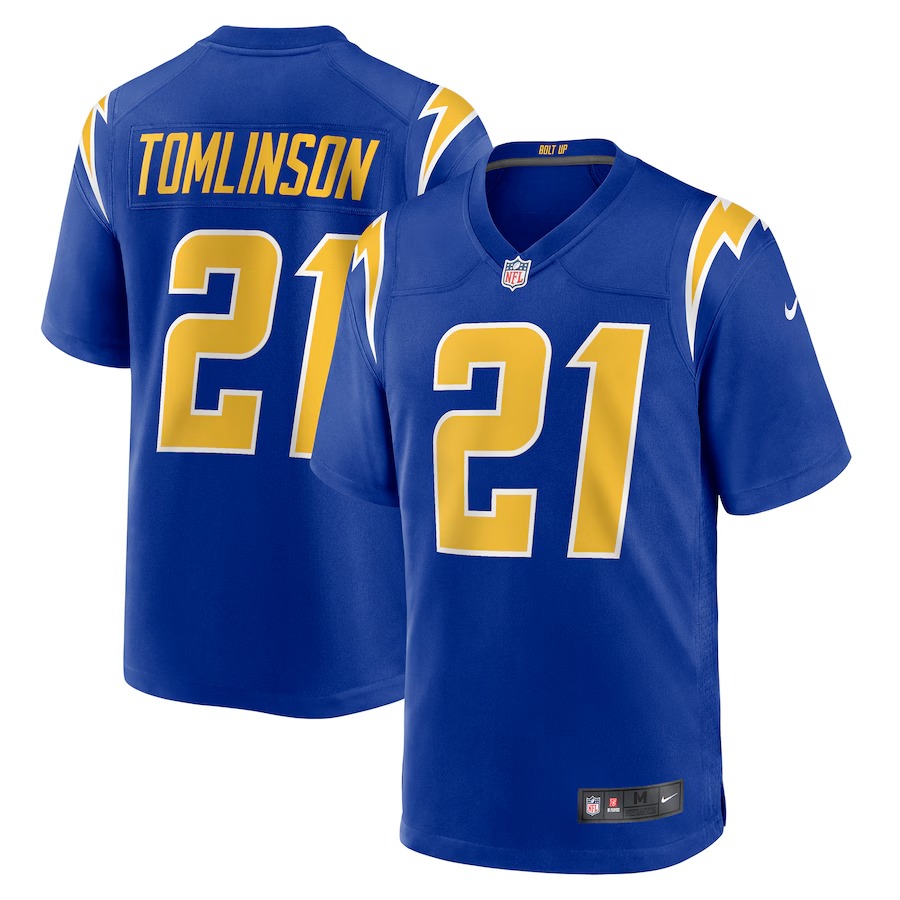 Men's Los Angeles Chargers LaDainian Tomlinson Nike Royal Retired Player Alternate Game Jersey - Ujersey Shop