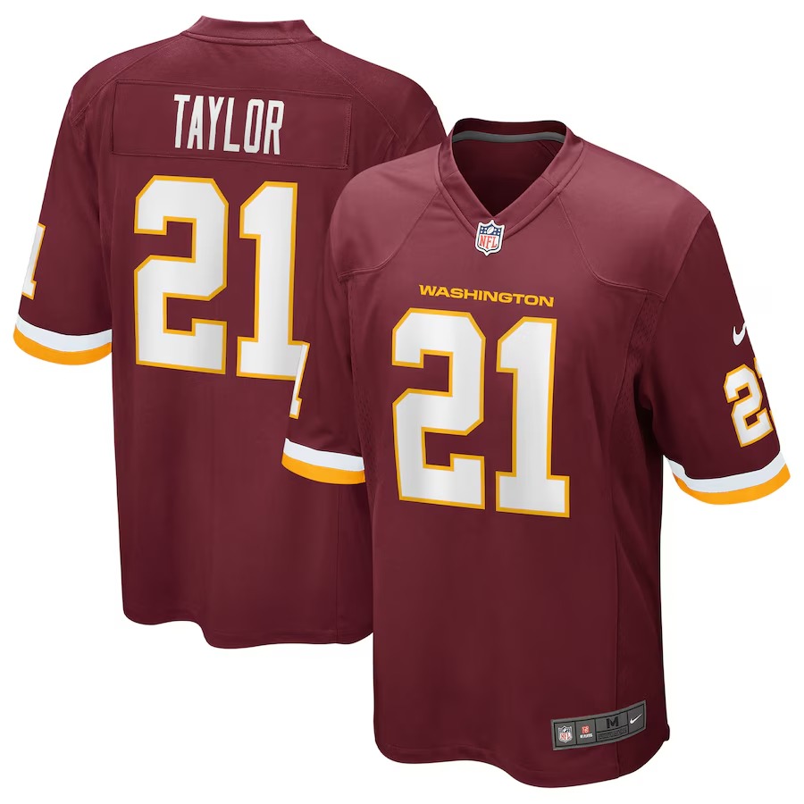 Men's Washington Football Team Sean Taylor Nike Burgundy Retired Player Team Game Jersey - Ujersey Shop