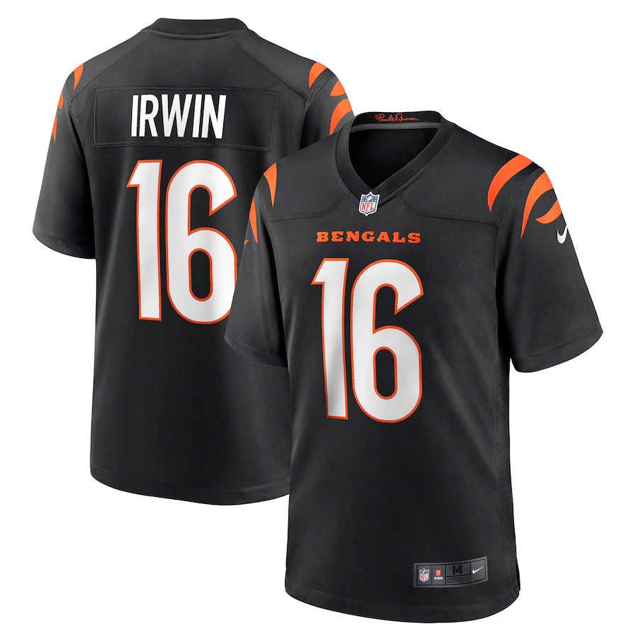 Men's Cincinnati Bengals Trenton Irwin Nike Black Game Player Jersey - Ujersey Shop