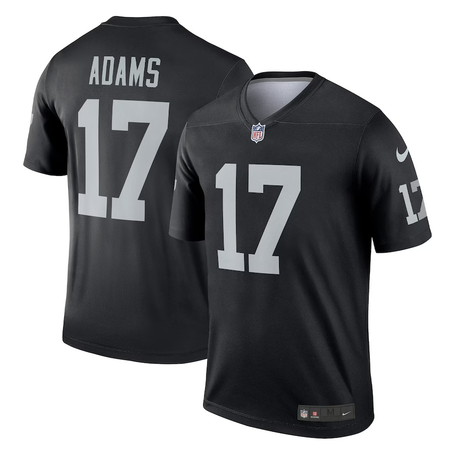 Men's Las Vegas Raiders Davante Adams Nike Black Legend Jersey - Ujersey Shop