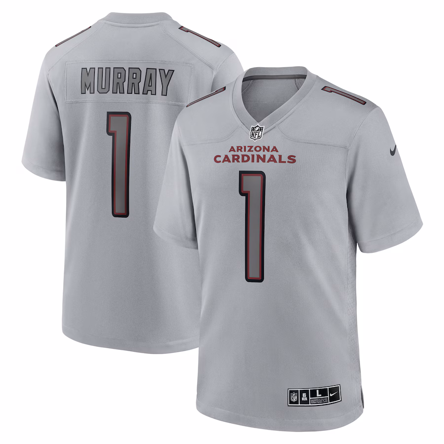 Men's Arizona Cardinals Kyler Murray Nike Gray Atmosphere Fashion Game Jersey - Ujersey Shop