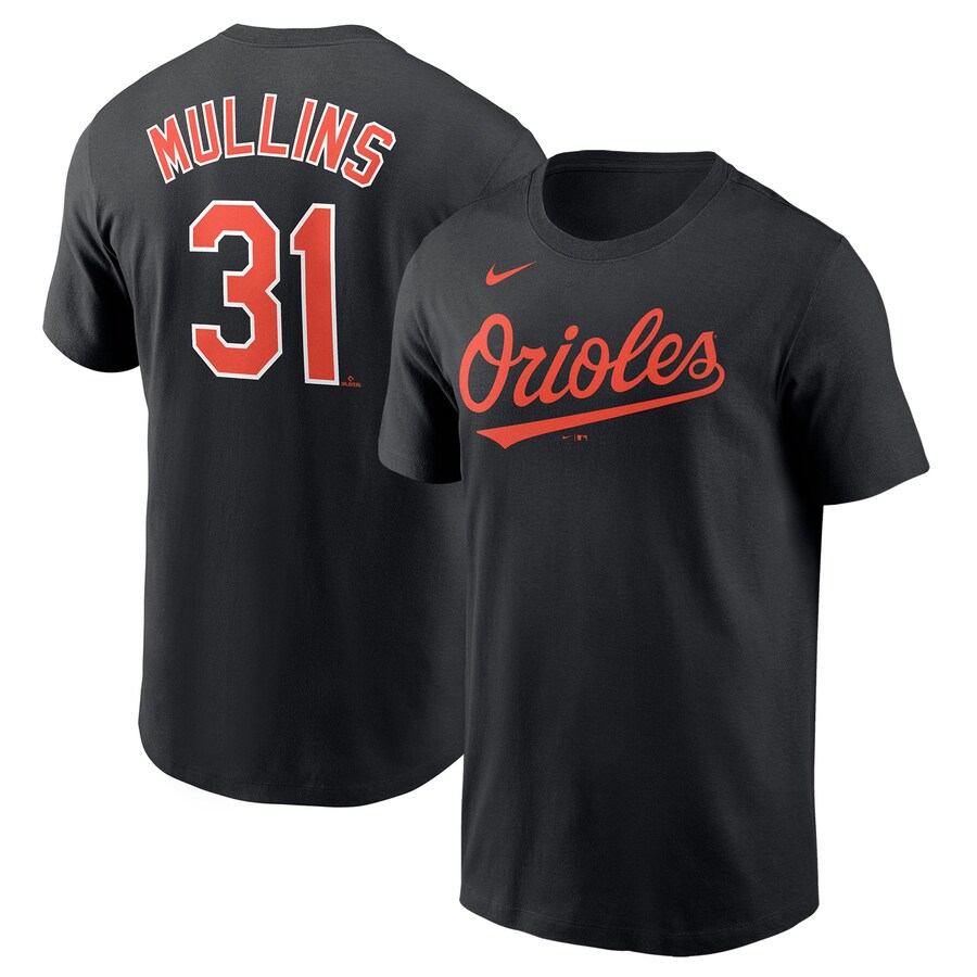 Men's Baltimore Orioles Cedric Mullins Nike Black Player Name & Number T-Shirt - Ujersey Shop