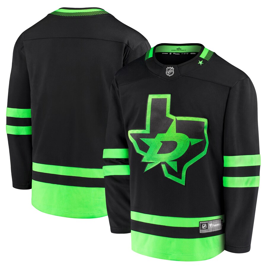 Men's Dallas Stars Fanatics Branded Black 2020/21 Alternate Premier Breakaway Jersey - Ujersey Shop