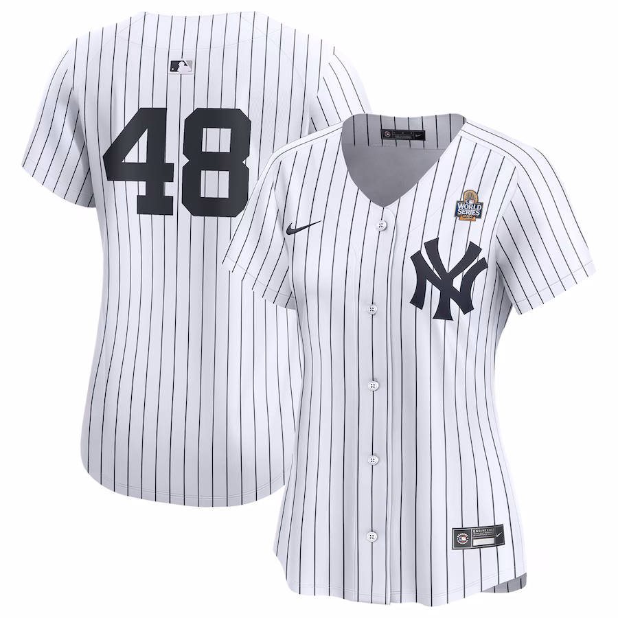 Women's New York Yankees Anthony Rizzo Nike White 2024 World Series Limited Player Jersey - Ujersey Shop