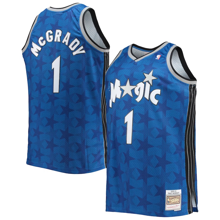 Men's Orlando Magic Tracy McGrady Mitchell & Ness Blue Big & Tall 2000/01 Hardwood Classics Swingman Jersey - Ujersey Shop