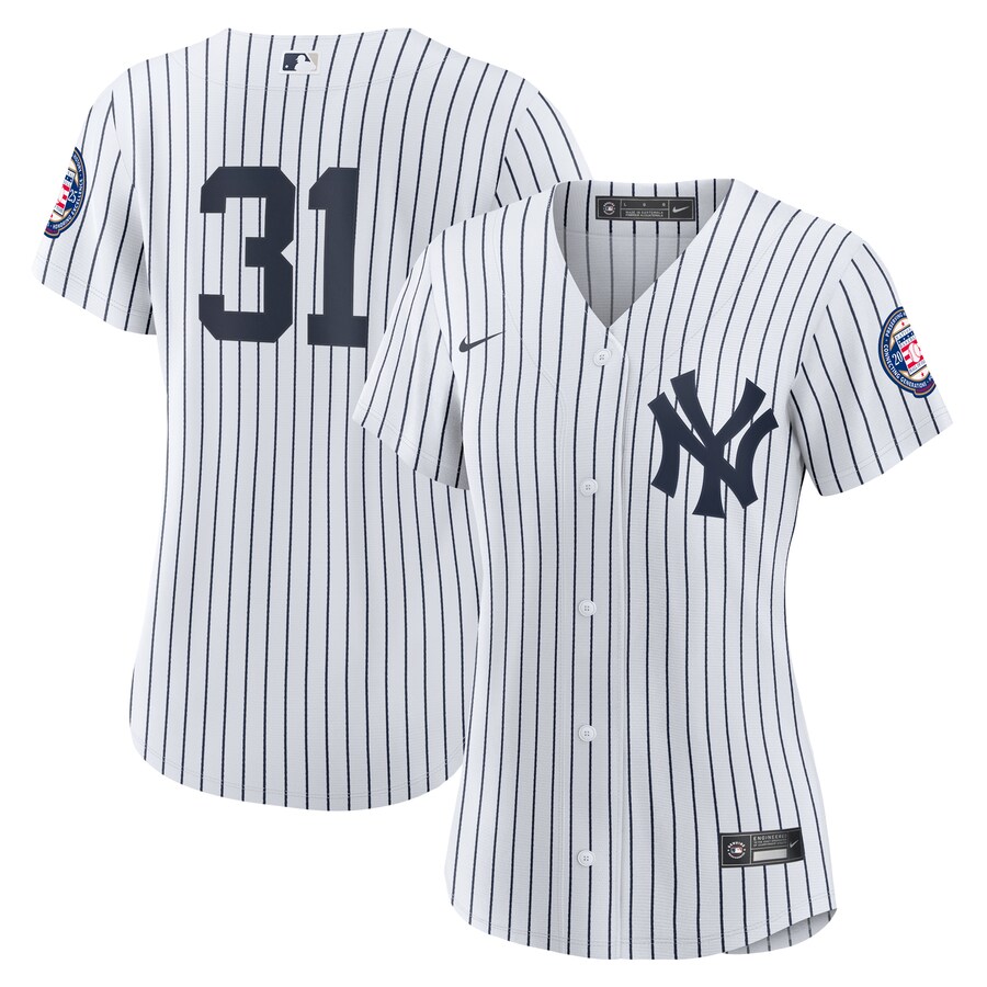 Women's New York Yankees Ichiro Suzuki Nike White 2025 Baseball Hall of Fame Replica Jersey - Ujersey Shop