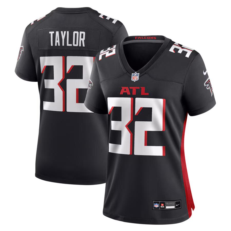Women's Atlanta Falcons Keith Taylor Nike Black Team Game Jersey - Ujersey Shop
