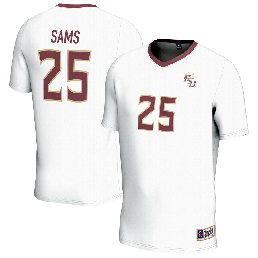 Youth GameDay Greats Emily Sams White Florida State Seminoles Soccer Fashion Jersey - Ujersey Shop