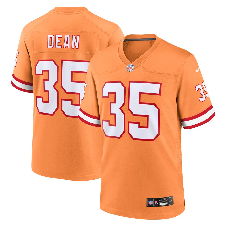 Men's Tampa Bay Buccaneers Jamel Dean Nike Orange Alternate Game Jersey - Ujersey Shop