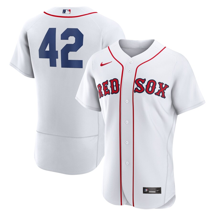 Men's Boston Red Sox Nike White 2023 Jackie Robinson Day Authentic Jersey - Ujersey Shop