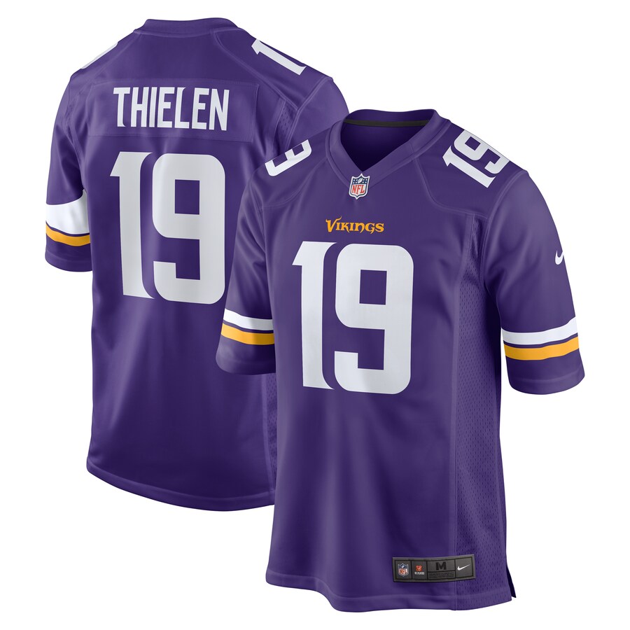 Men's Minnesota Vikings Adam Thielen Nike Purple Game Jersey - Ujersey Shop