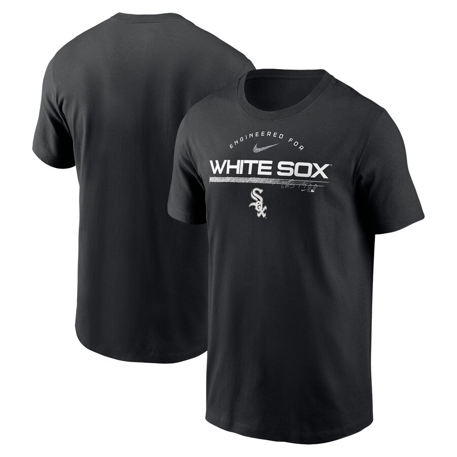 Men's Chicago White Sox Nike Black Team Engineered Performance T-Shirt - Ujersey Shop
