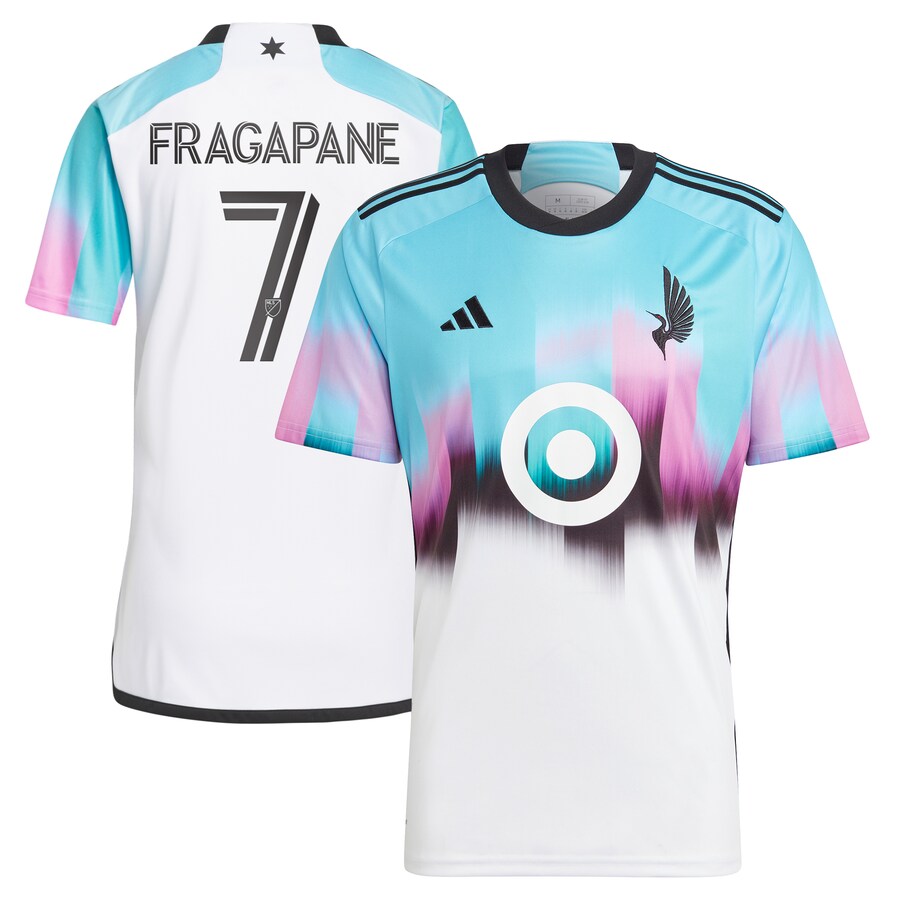 Men's Minnesota United FC Franco Fragapane adidas White 2023 The Northern Lights Kit Replica Jersey - Ujersey Shop