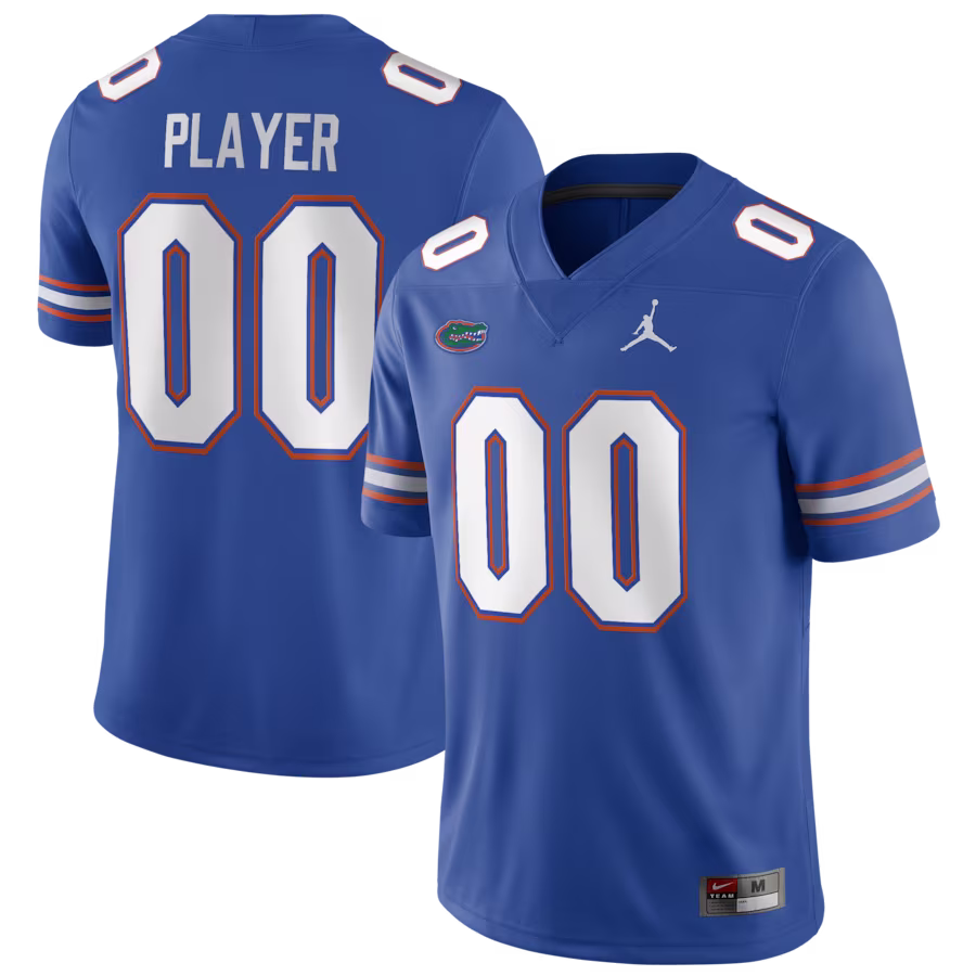 Florida Gators Jordan Brand Pick-A-Player NIL Replica Football Jersey - Royal - Ujersey Shop