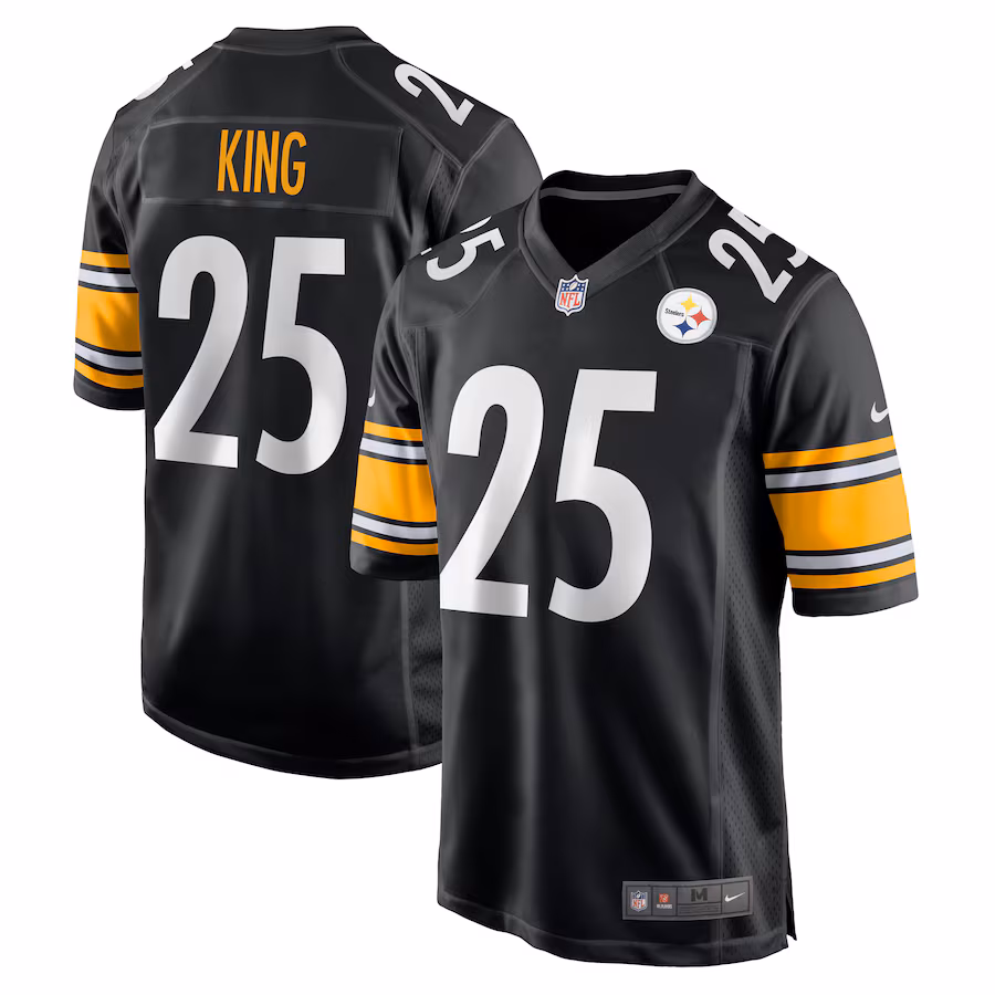 Men's Pittsburgh Steelers Desmond King Nike  Black  Game Jersey - Ujersey Shop