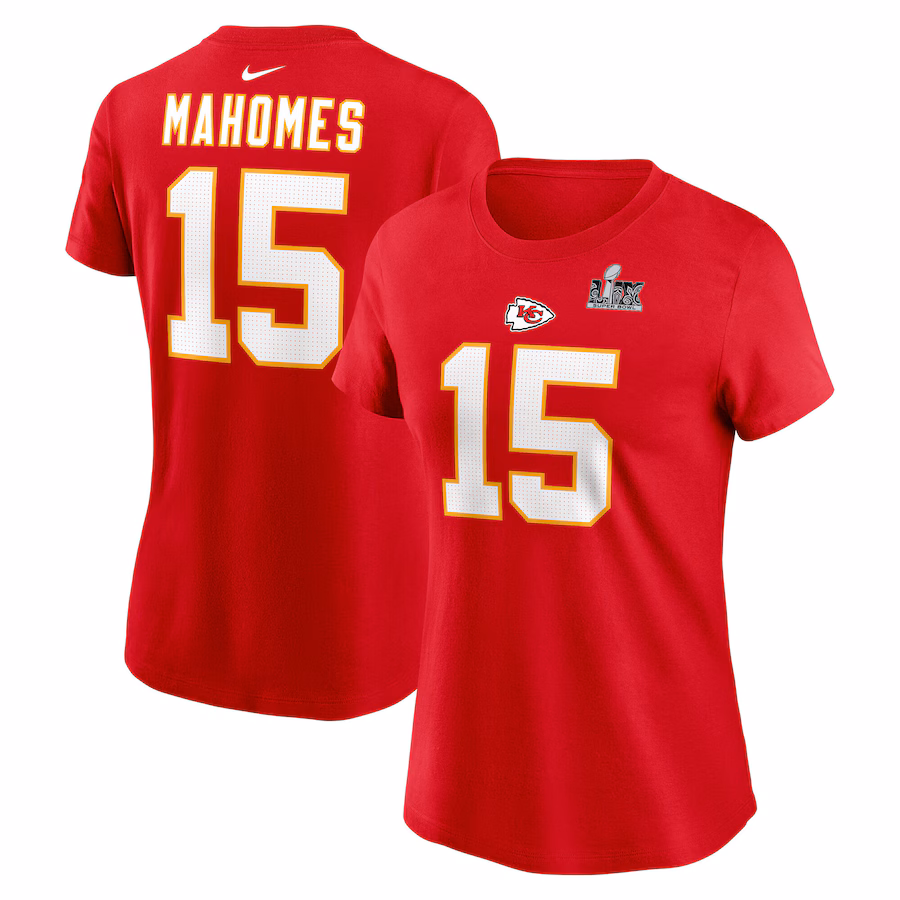 Men's Kansas City Chiefs Fanatics Red 2023 AFC Champions Right Side Draw T-Shirt - Ujersey Shop