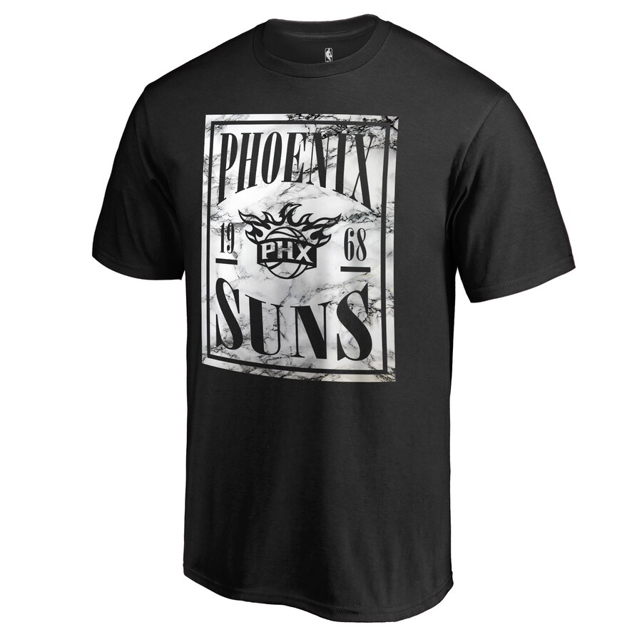Men's Phoenix Suns Black Court Vision T-Shirt - Vujersey Los Angeles Rams