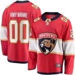 Men's Florida Panthers Fanatics Branded Red Home Breakaway Custom Jersey - Vujersey Los Angeles Rams