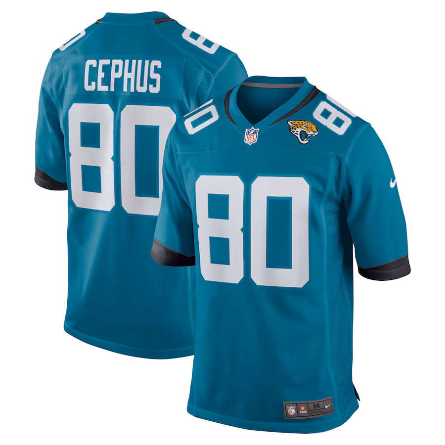 Men's Jacksonville Jaguars Joshua Cephus Nike Teal Team Game Jersey - Vujersey Los Angeles Rams