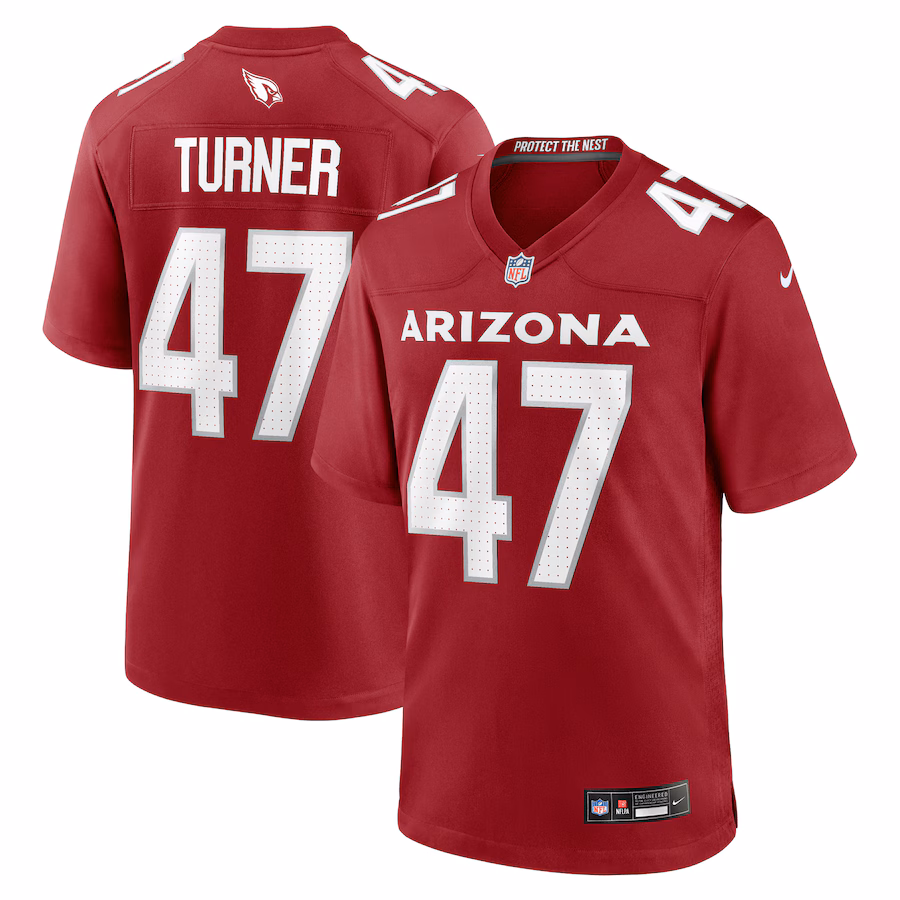 Men's Arizona Cardinals Ezekiel Turner Nike  Cardinal Team Game Jersey - Vujersey Los Angeles Rams