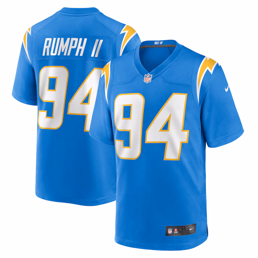 Men's Los Angeles Chargers Chris Rumph II Nike Powder Blue Game Jersey - Vujersey Los Angeles Rams