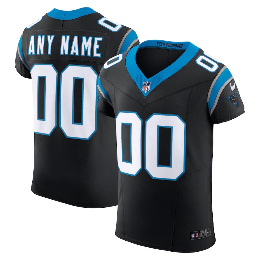 Men's Carolina Panthers Nike Black Vapor F.U.S.E. Elite Custom Jersey - Vujersey Los Angeles Rams