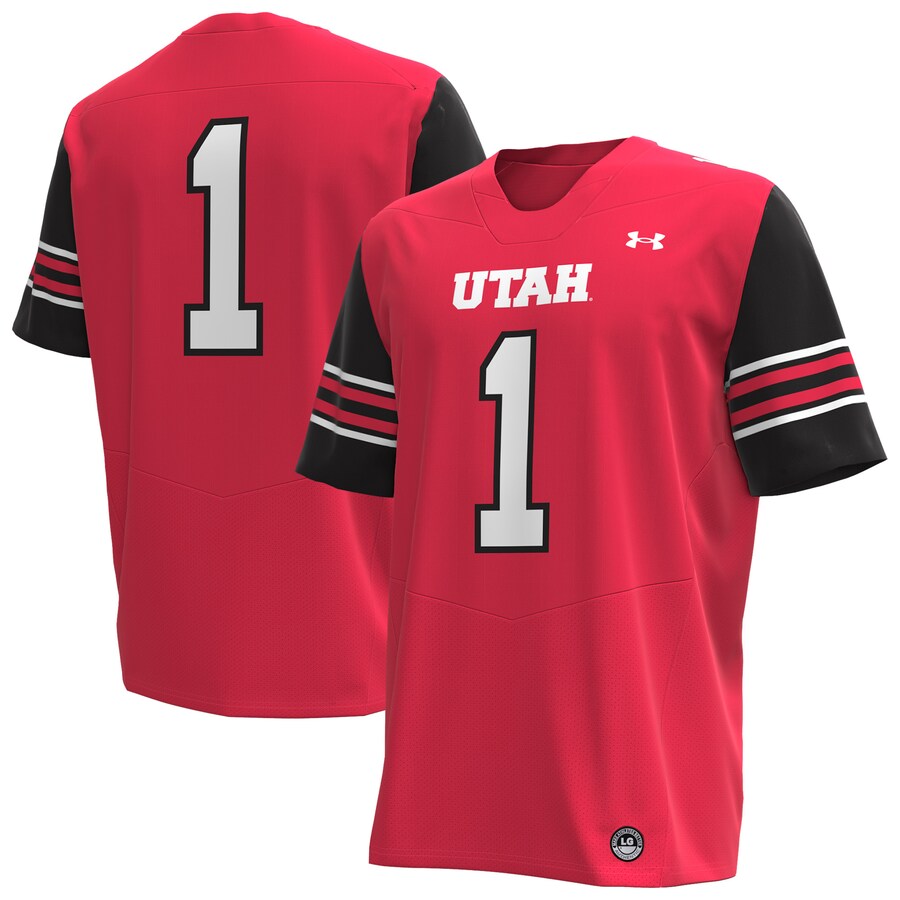 #1 Utah Utes Under Armour Replica Football Jersey - Red - Vujersey Los Angeles Rams