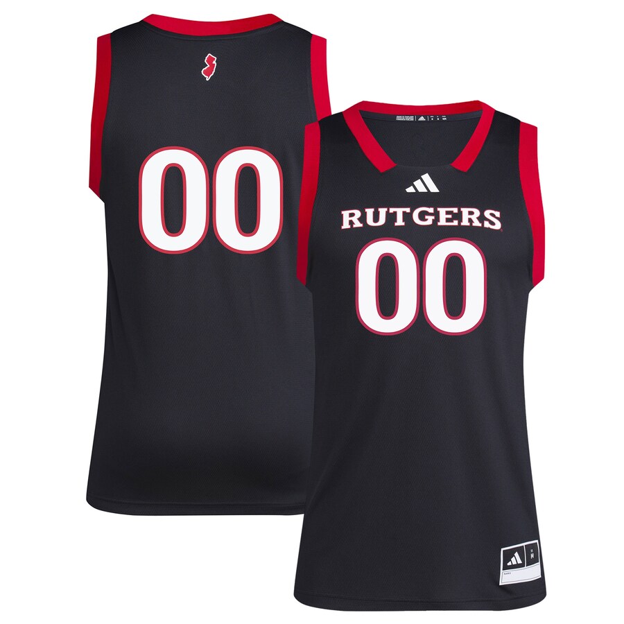 Men's adidas #1 Black Rutgers Scarlet Knights Replica Swingman Jersey - Vujersey Los Angeles Rams