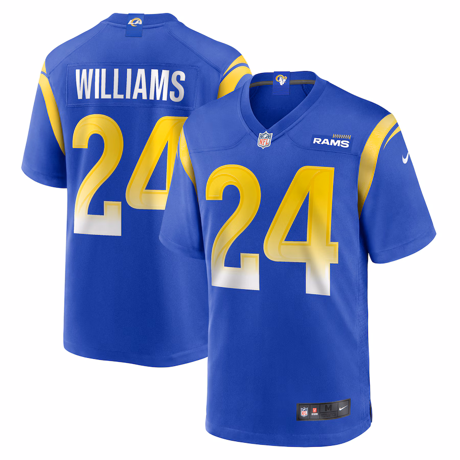Men's Los Angeles Rams Darious Williams Nike  Royal Team Game Jersey - Vujersey Los Angeles Rams