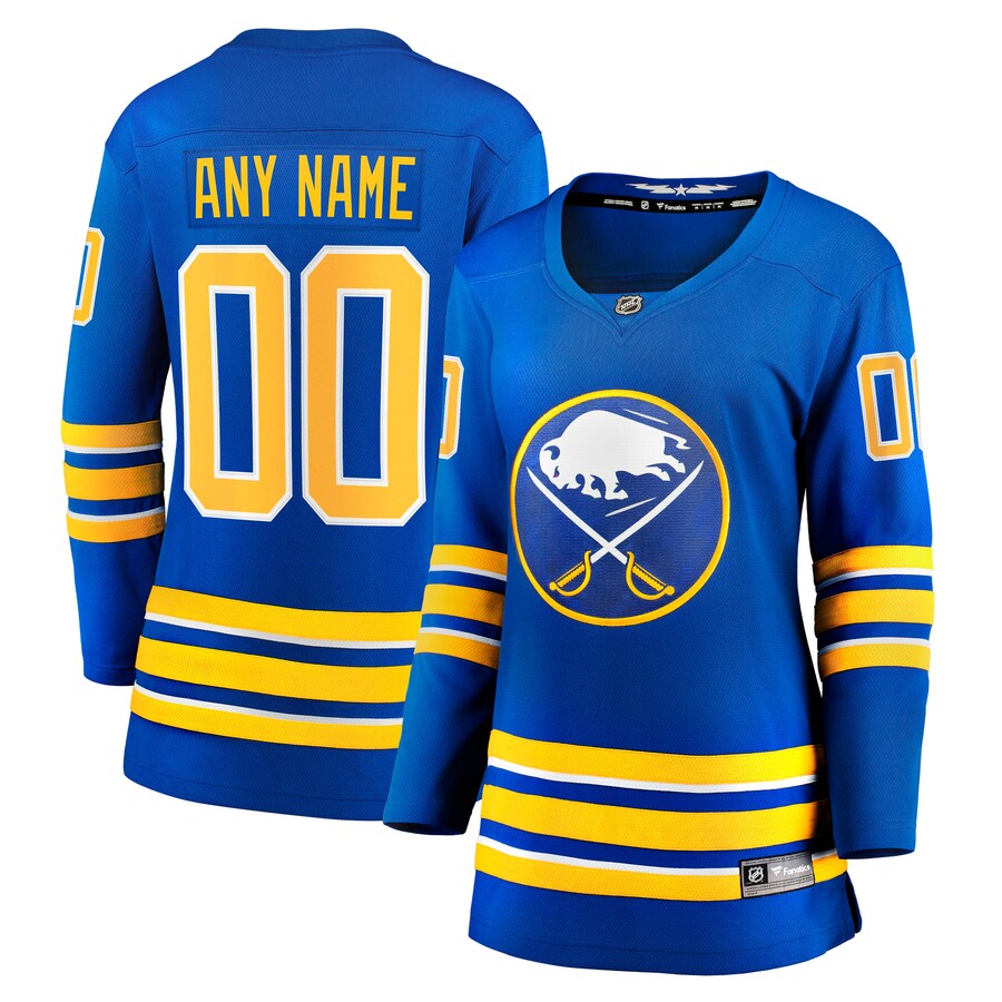 Women's Buffalo Sabres Fanatics Branded Royal 2020/21 Home Breakaway Custom Jersey - Vujersey Los Angeles Rams