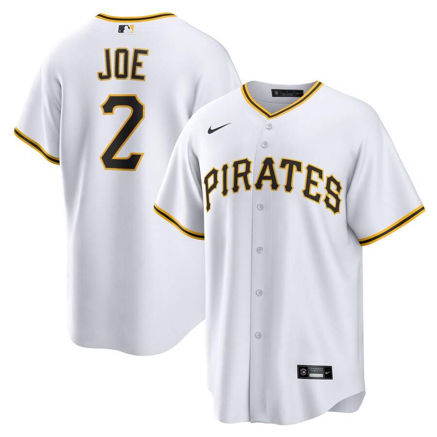 Men's Pittsburgh Pirates Connor Joe Nike White Home Replica Jersey - Vujersey Los Angeles Rams