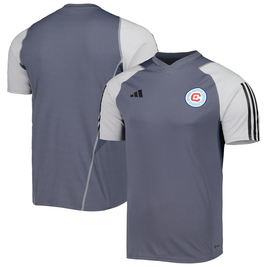 Men's Chicago Fire adidas Gray 2023 On-Field Training Jersey - Vujersey Los Angeles Rams